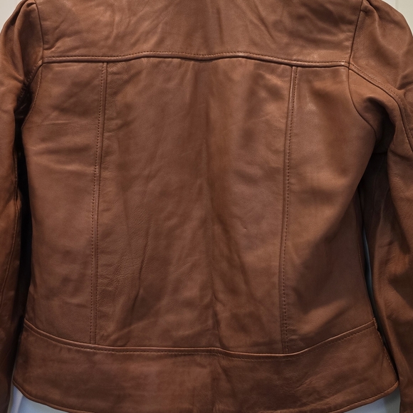 Vance Leather' 'Maya' Ladies Premium Soft Lightweight Fitted Leather Jacket - Picture 10 of 10
